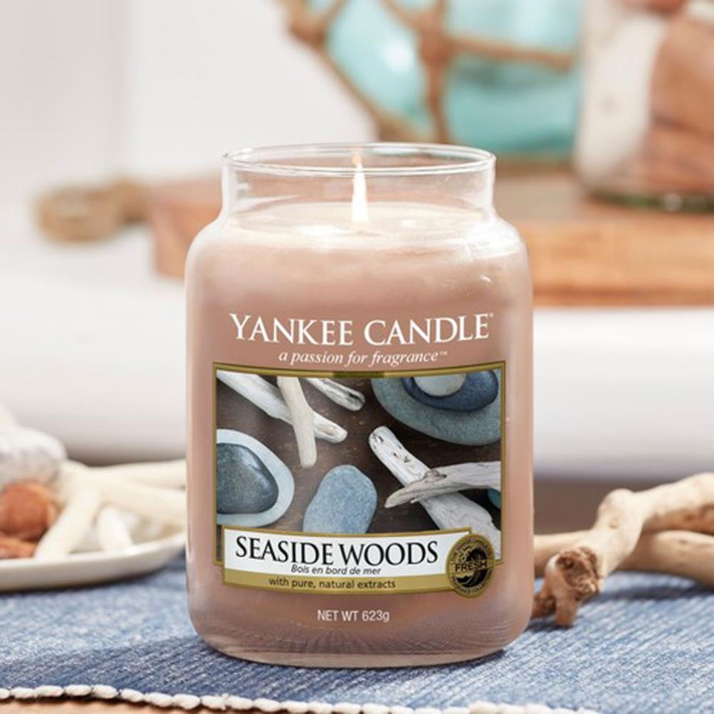 Yankee Candle Seaside Woods Large Jar Extra Image 1